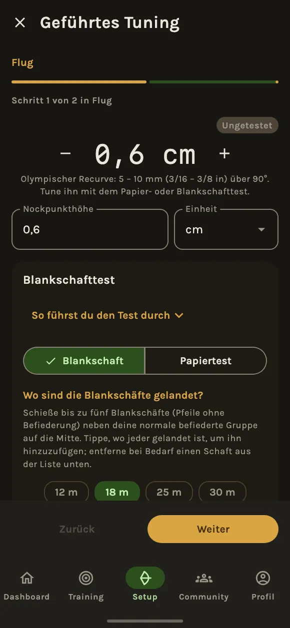 Dein Bogen, perfekt abgestimmt