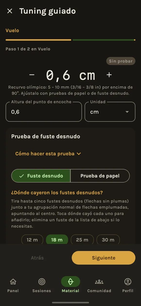 Afina tu arco