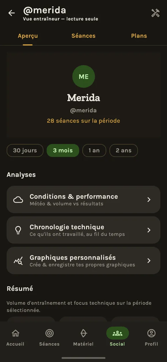 Entraîne-toi avec ton coach