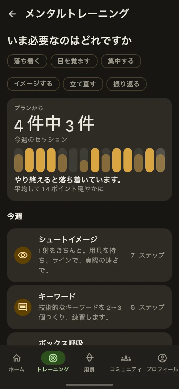 メンタルも鍛えよう