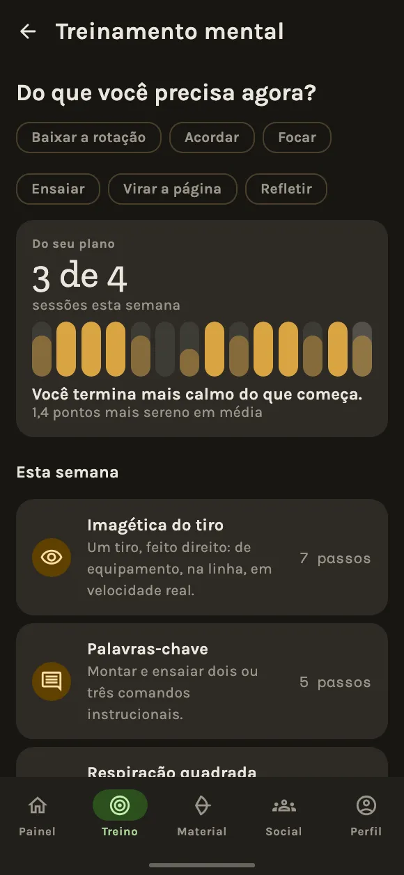 Treine a mente também